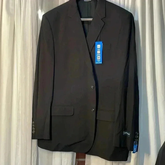 Saddlebread Stretch Suit for Men Black NWT 50L with 42 x 32 pants - Picture 1 of 12